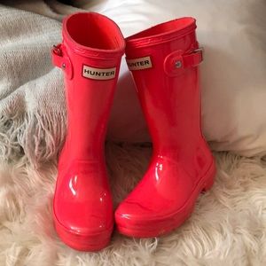 Hunter Original Girls Gloss Rain Boots-